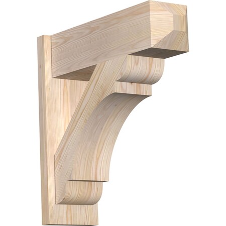 Ekena Millwork Olympic Smooth Craftsman Outlooker, Douglas Fir, 7 1/2"W x 24"D x 24"H OUT08X24X24OLY04SDF